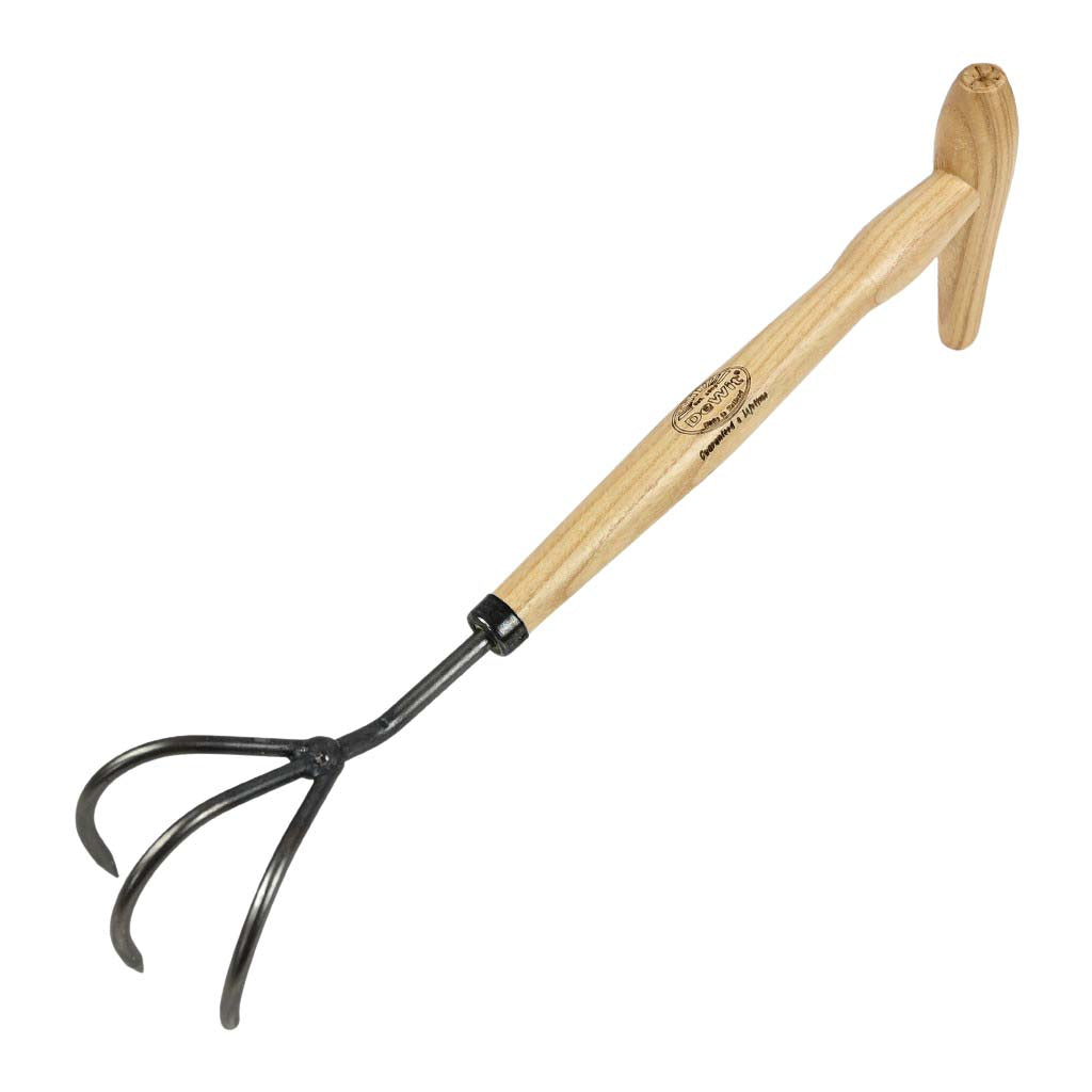 DeWit 3-Tine Cultivator - P Grip Handle