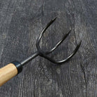 DeWit 3-Tine Cultivator - P Grip Handle - tines detail