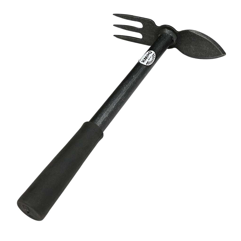 DeWit Combo Hoe w/ 3-Tine Cultivator and Heart Blade