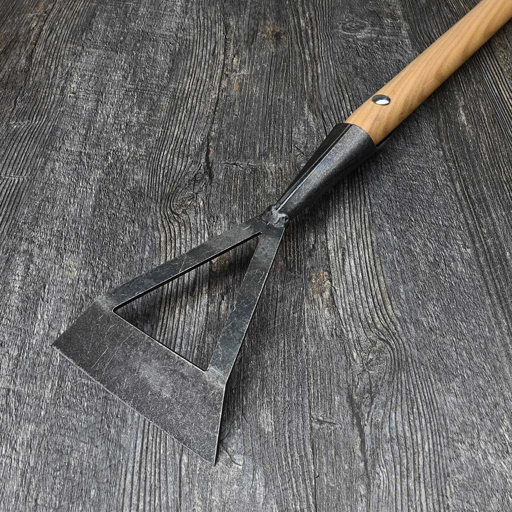 DeWit Long Handle Dutch Push Hoe - blade back