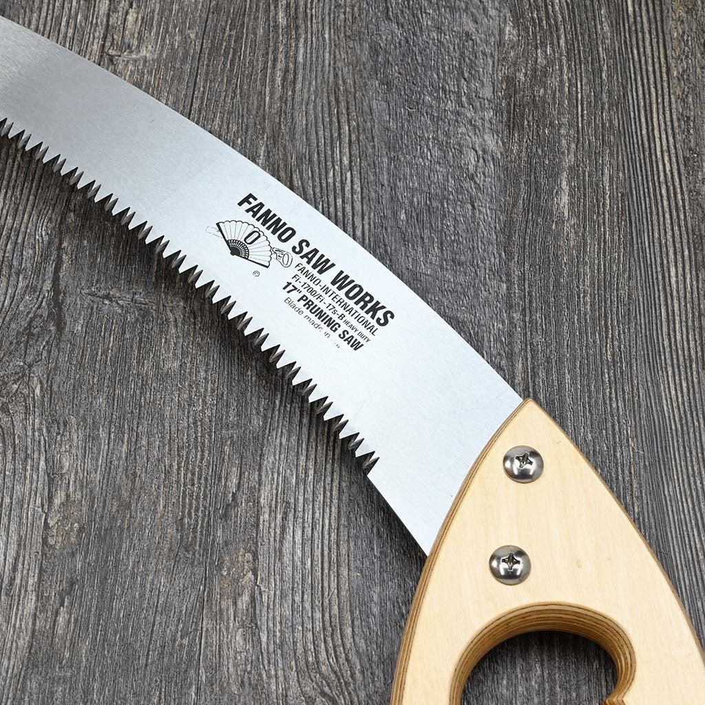 Fanno 15” Curved Blade Pruning Saw blade detail