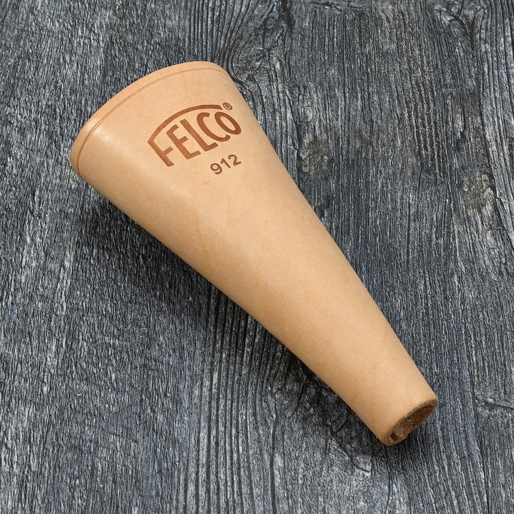 Felco 912 Leather Cone-Shaped Pruner Holster - front view