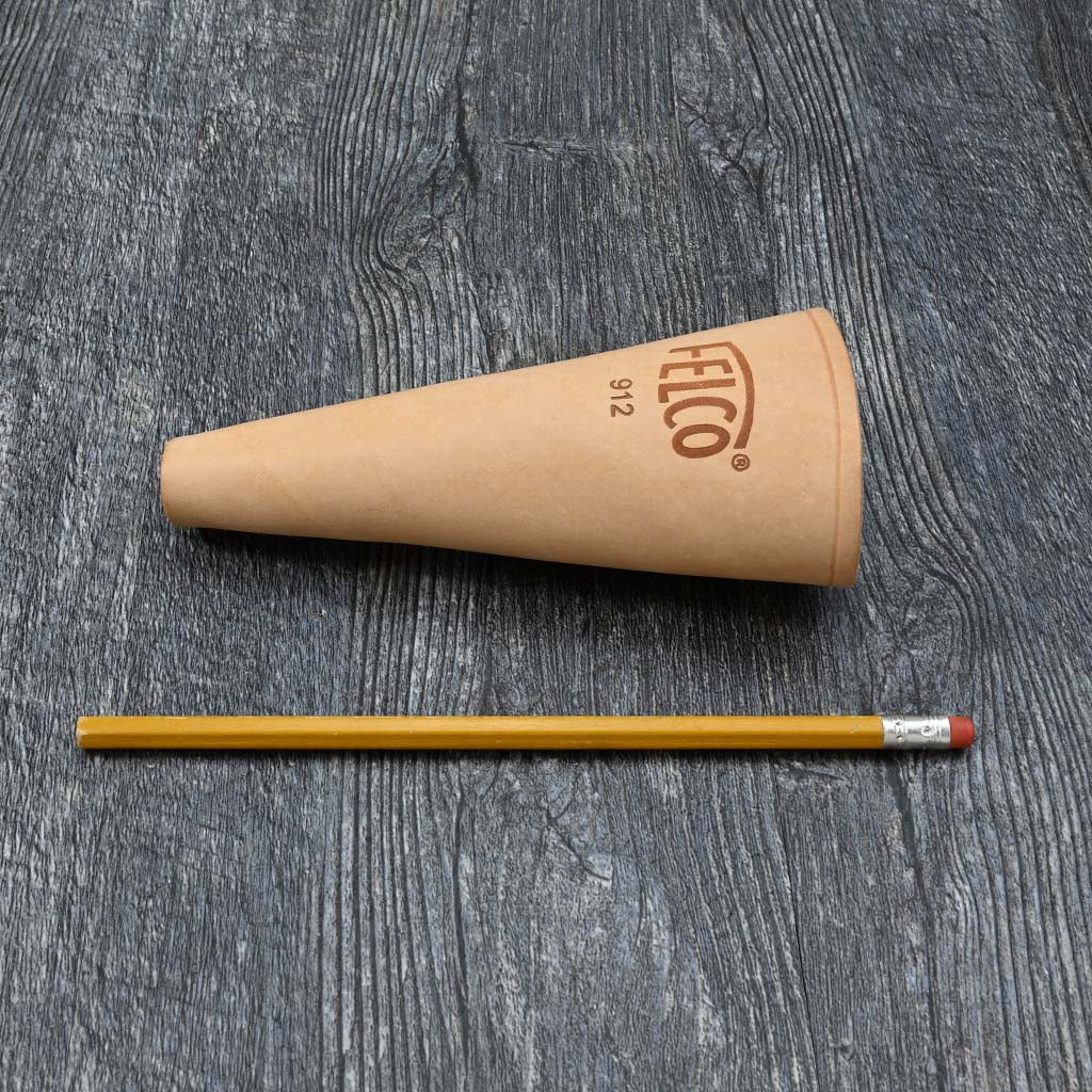 Felco 912 Leather Cone-Shaped Pruner Holster - size comparison