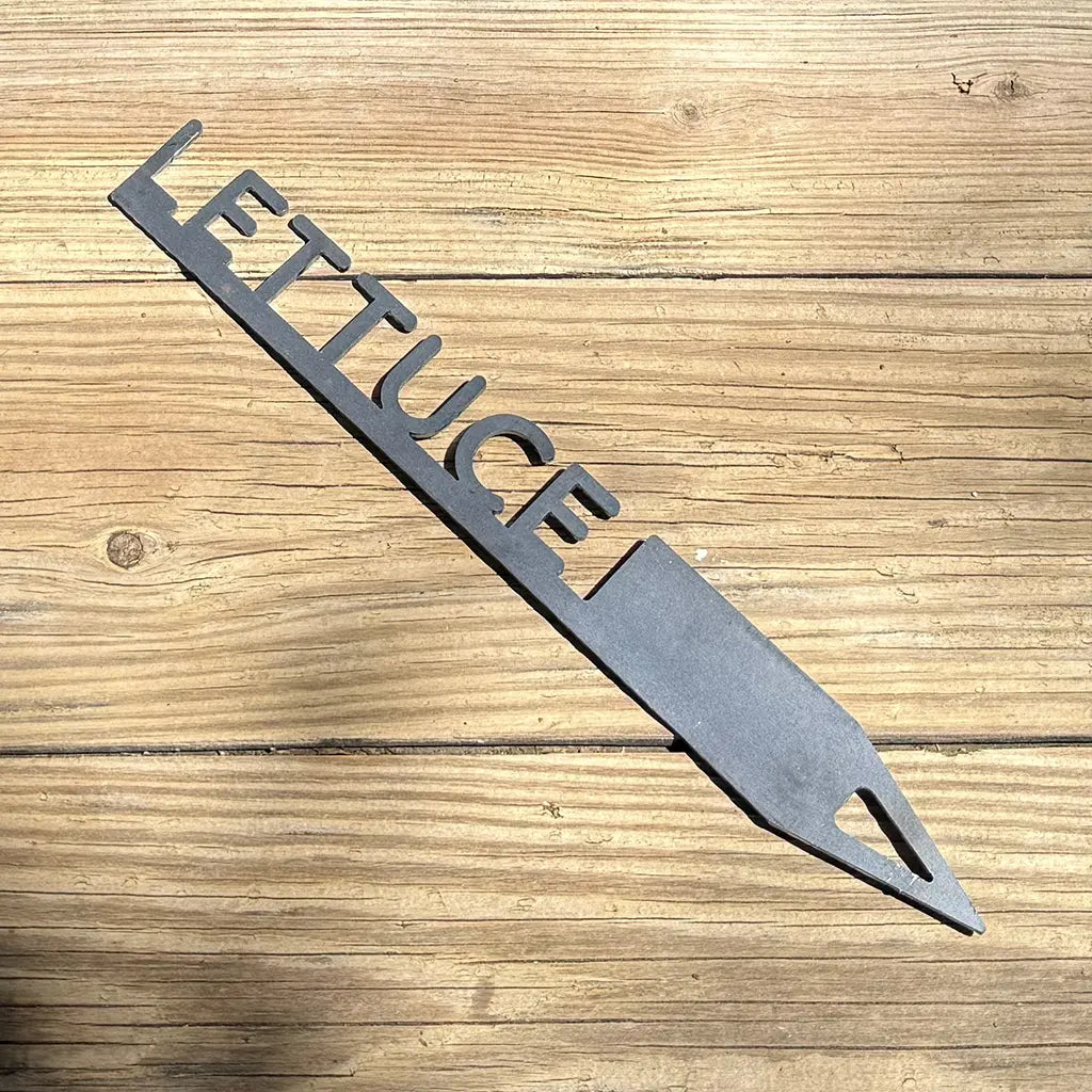 Lettuce Metal Plant Marker