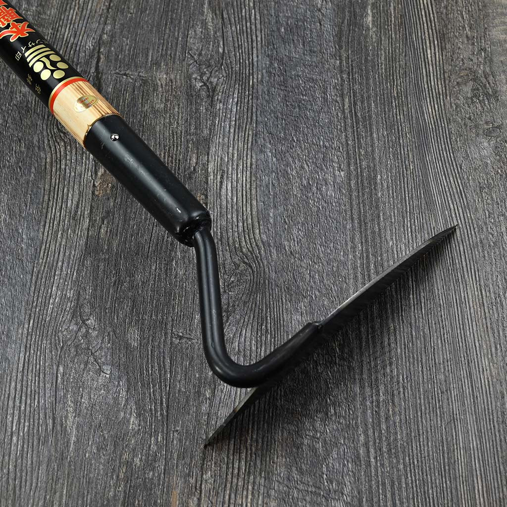 Long Handle Nejiri Gama Garden Hoe - top view