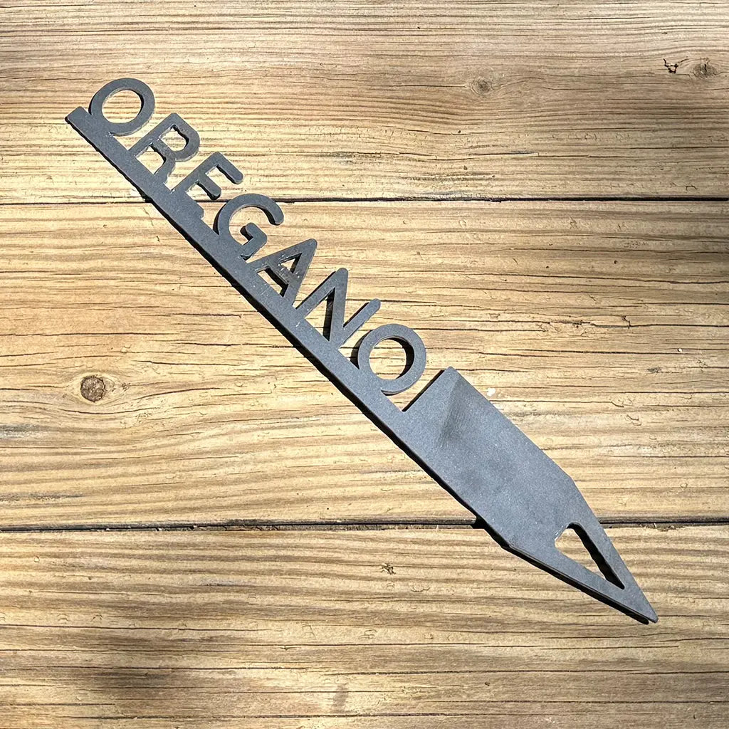Oregano Metal Plant Marker