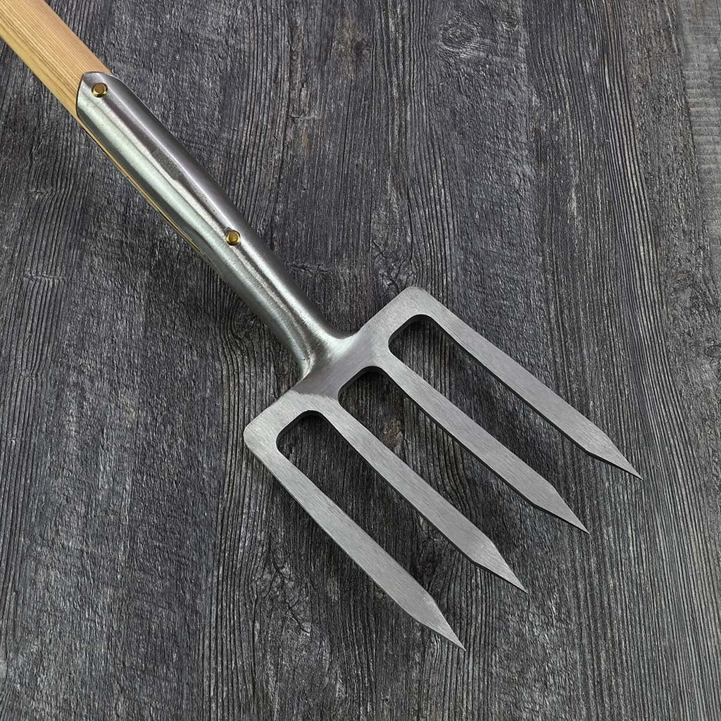 Sneeboer Garden Border Fork - Luxe Handle - front view