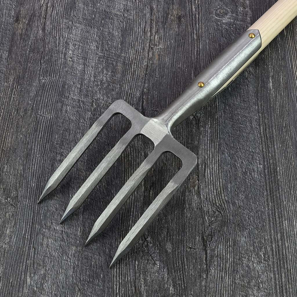 Sneeboer Garden Border Fork - back view
