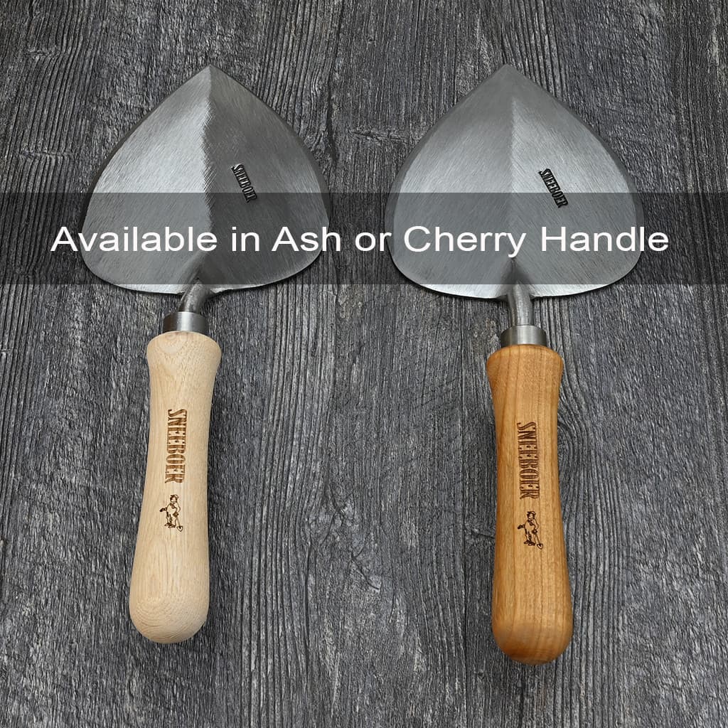 Sneeboer Garden Planting Trowel handle wood choice