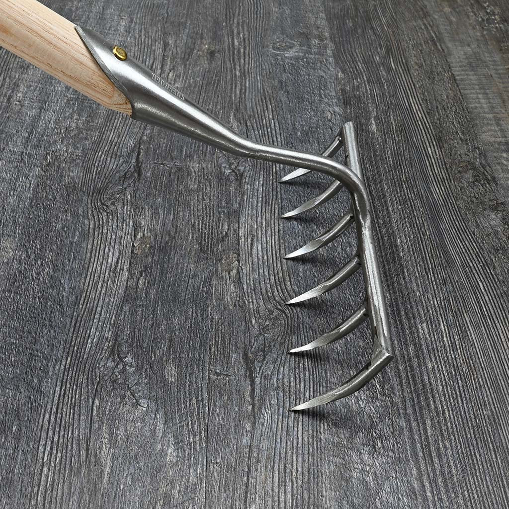 Sneeboer Garden Rake 6-Tine - top view