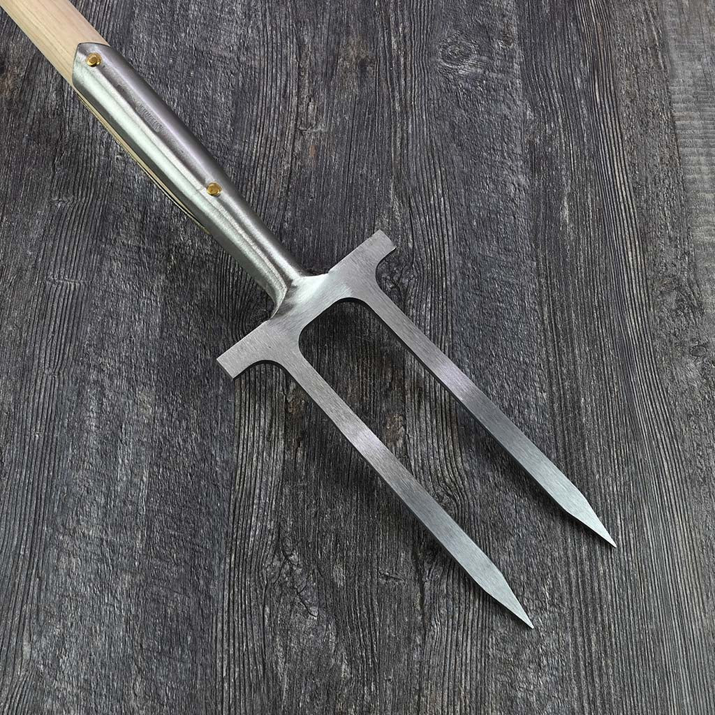 Sneeboer Garden Rose Fork - D Handle - front view