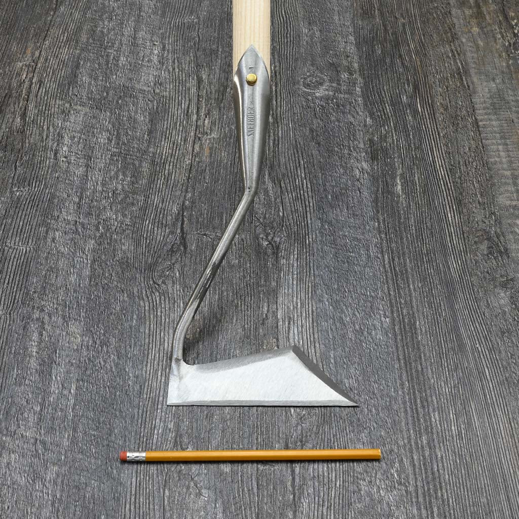 Sneeboer Push Hoe Jardin - size comparison