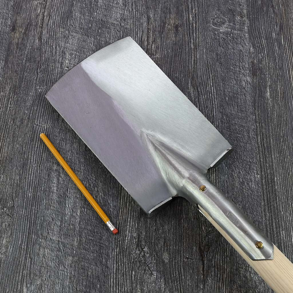 Sneeboer Large Garden Spade - T Handle - size comparison