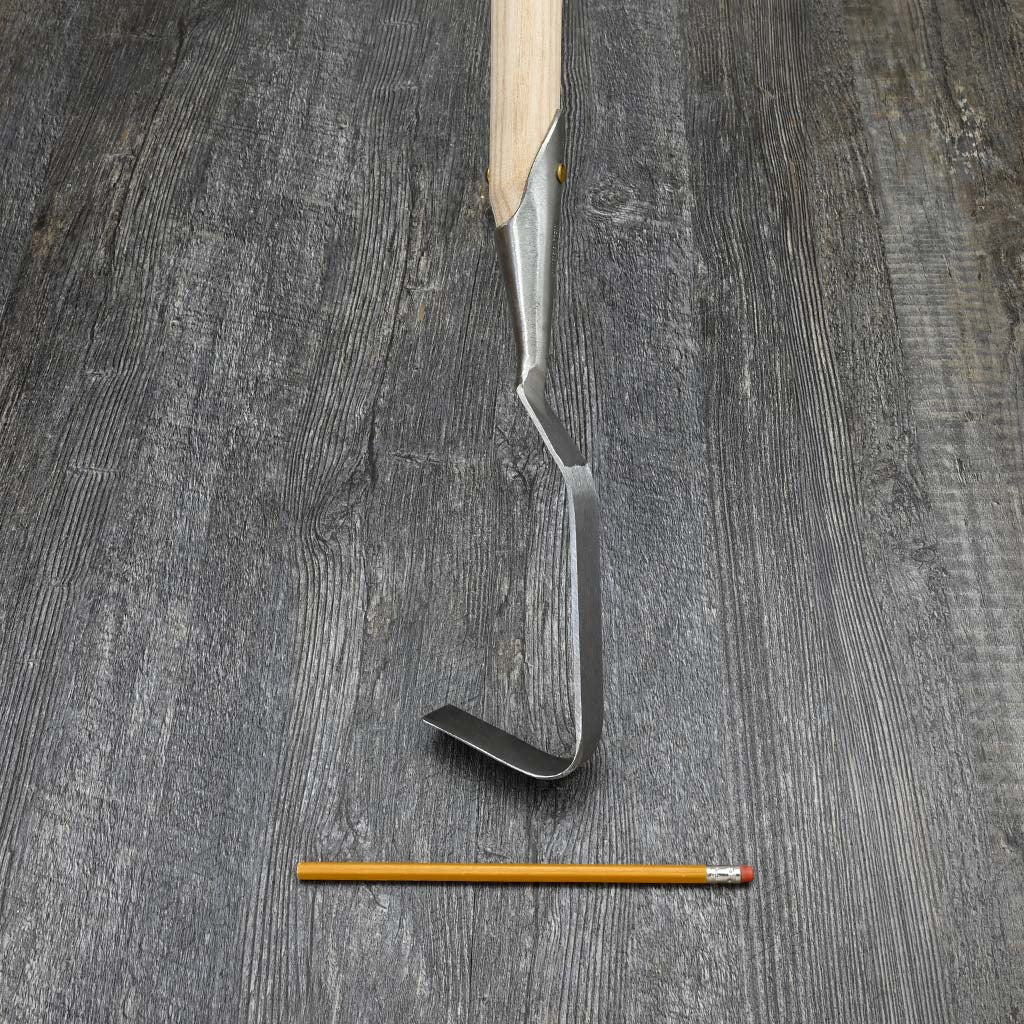 Sneeboer Long Weed Scraper - size comparison