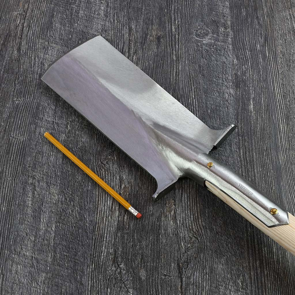 Sneeboer Narrow Garden Spade - size comparison