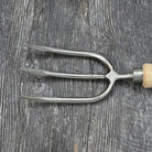 Sneeboer Round Tine Garden Hand Fork tines detail
