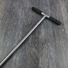 Sneeboer Stainless Steel Lawn Edging Knife - wide comfortable T handle