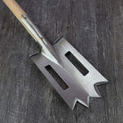 Sneeboer Stone Spade with Slots - blade front
