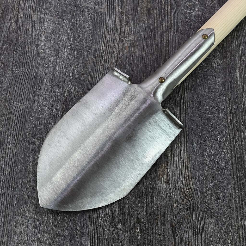 Sneeboer Tapered Border Spade - T Handle - blade back
