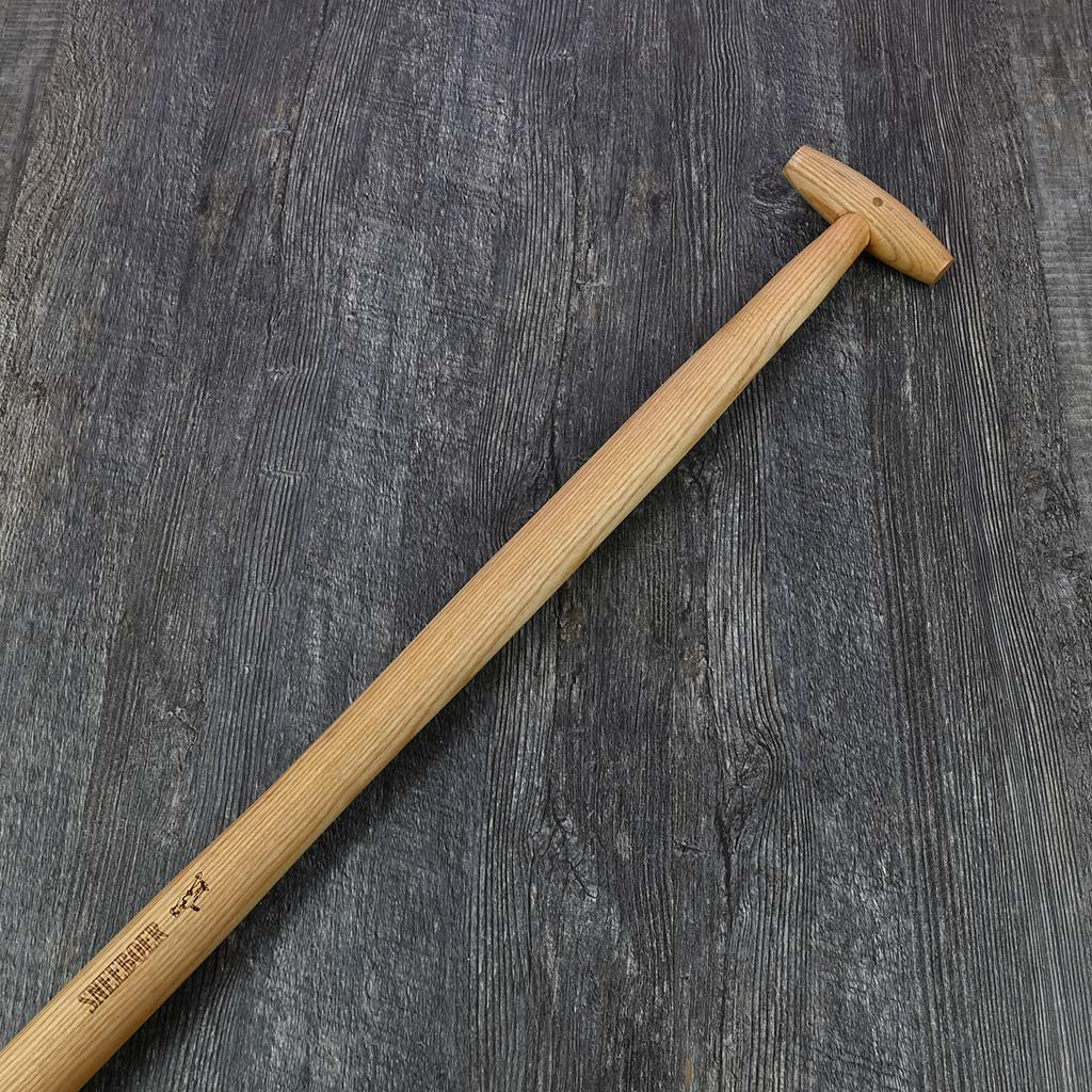 Sneeboer Tapered Garden Spade - Luxe-Handle - shaped ash hardwood T handle