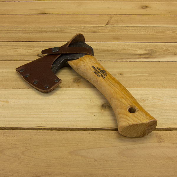 Hand Hatchet by Gränsfors Bruk - Sheath On