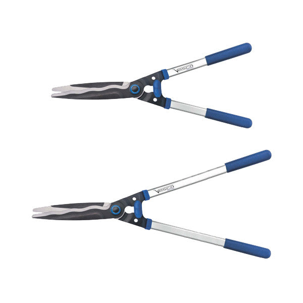 Professional Hedge Shears with Wavy Blade by Vesco
