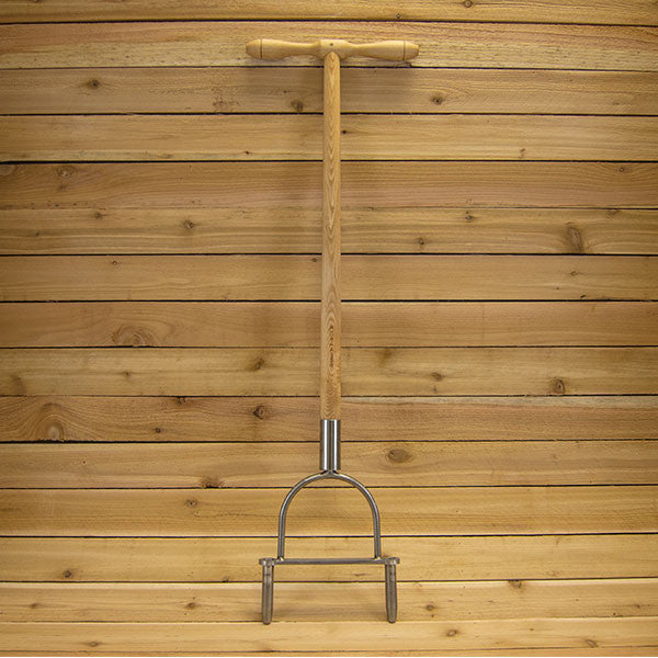 Hollow Tine Lawn Aerator by Sneeboer - Full View