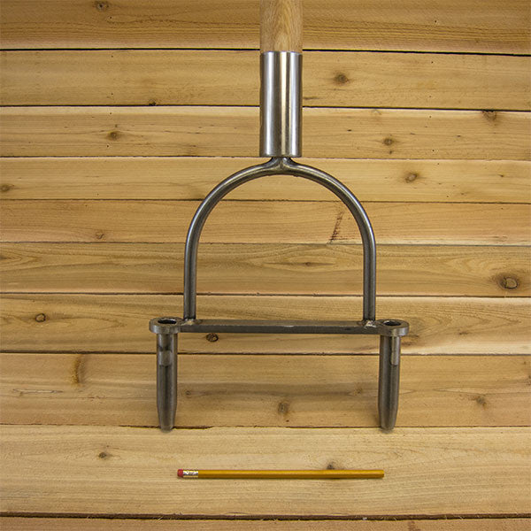 Hollow Tine Lawn Aerator by Sneeboer - Size