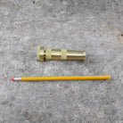 Brass Adjustable Water Nozzle by Dramm - size comparison