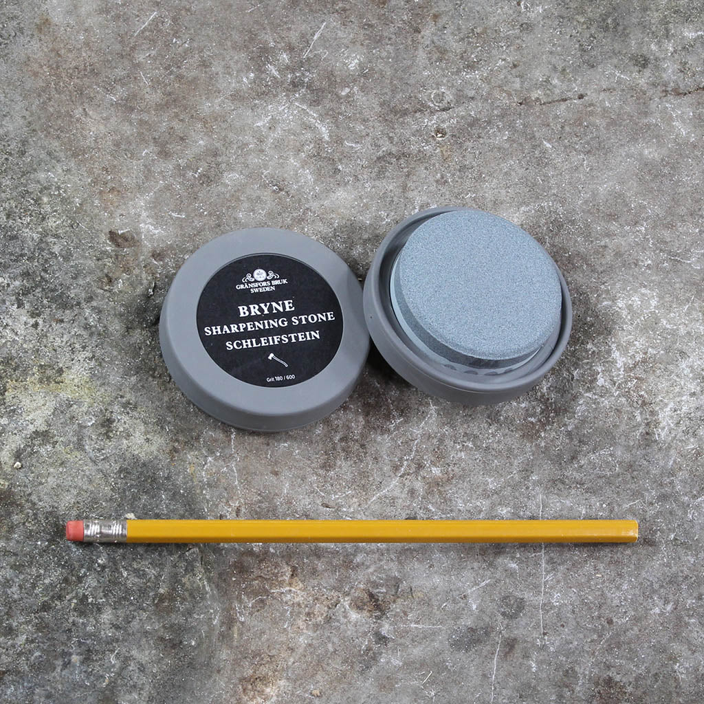 Ceramic Axe Sharpening Stone by Gränsfors Bruk - size comparison