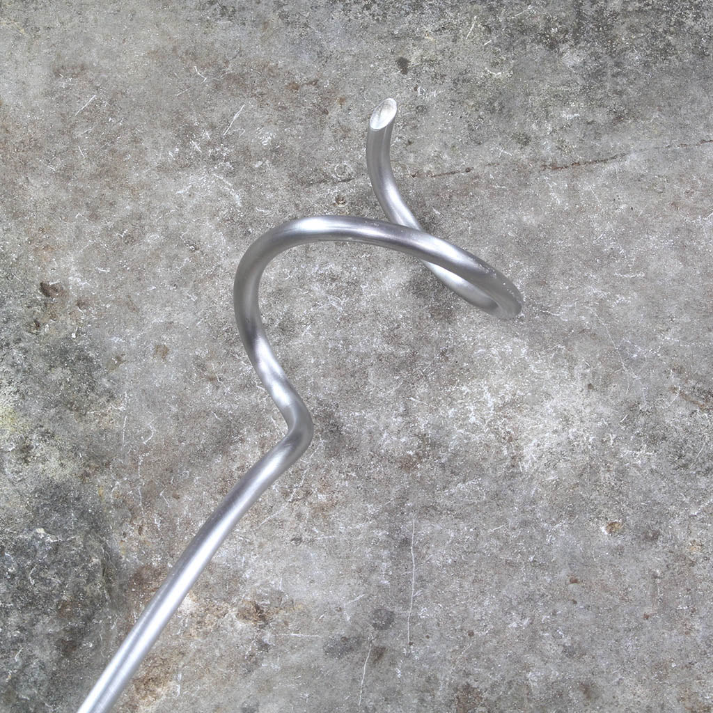 Compost Crank - pig tail end