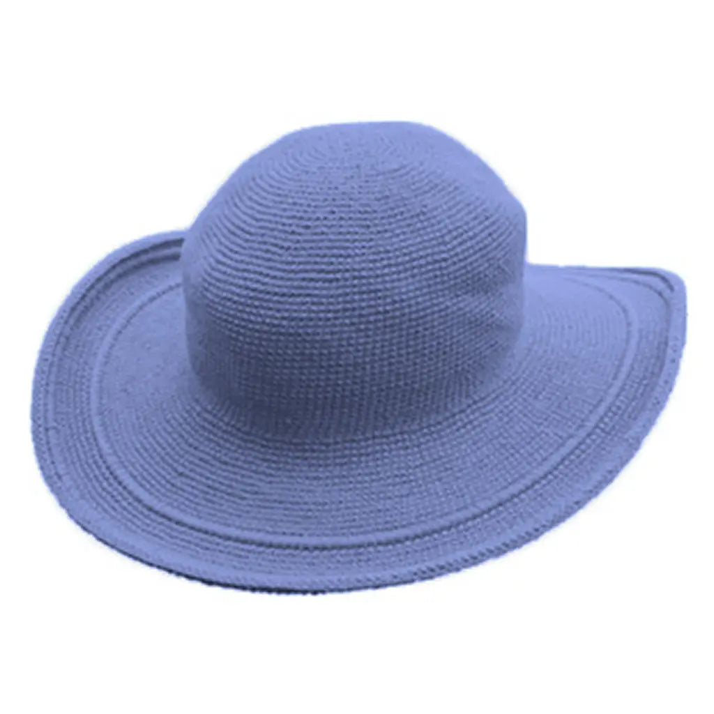 Cotton Crochet Hats from Foxgloves - Periwinkle Color