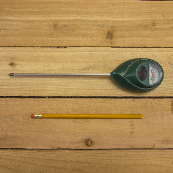 Garden Soil pH Testing Meter - Size