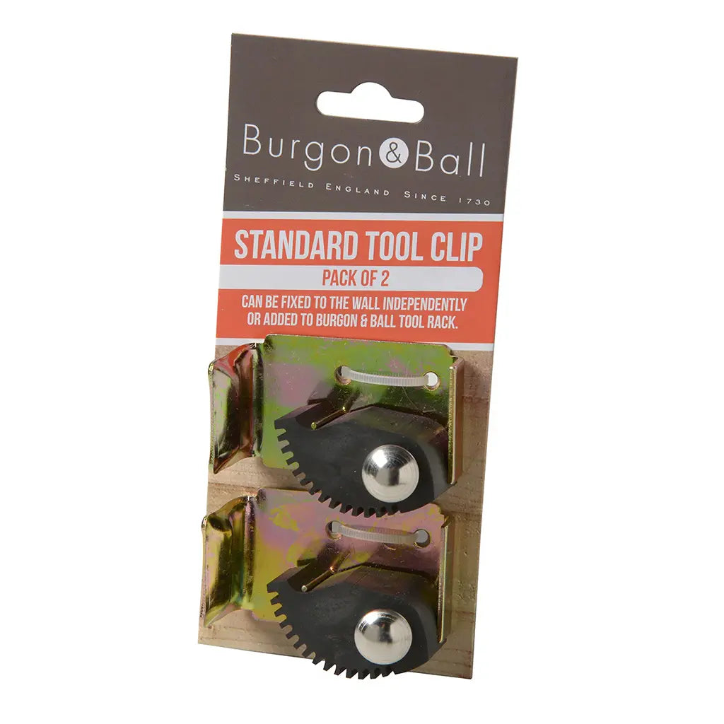 Garden Tool Rack Clips by Burgon & Ball - standard clips