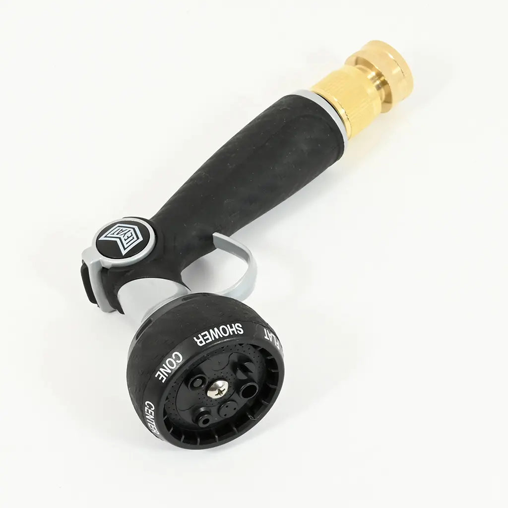 7 Pattern Water Hose Nozzle by Leyat head detail