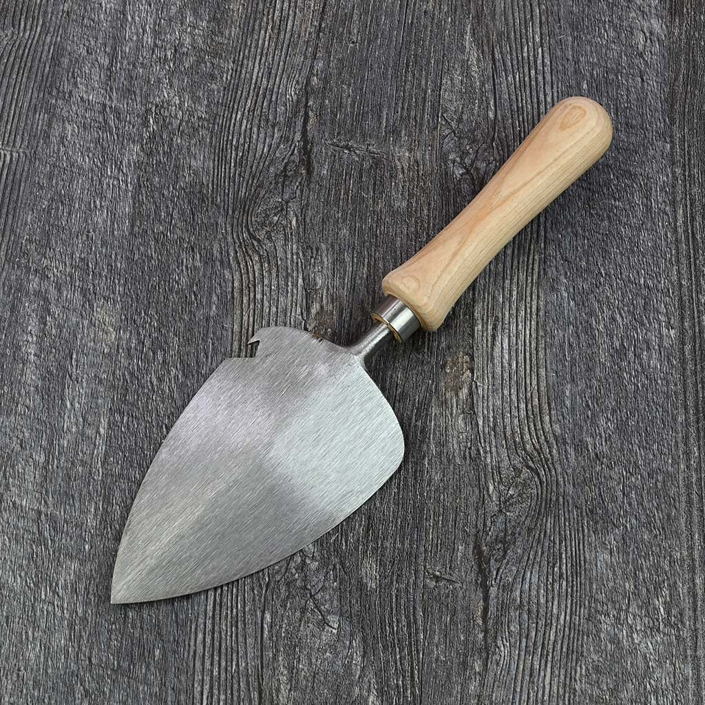 Sneeboer Garden Transplanting Trowel with Bottle Opener - back view