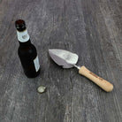 Sneeboer Garden Transplanting Trowel with Bottle Opener - trowel wit open bottle