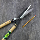 Okatsune Hedge Shears - Long Handle - size comparison