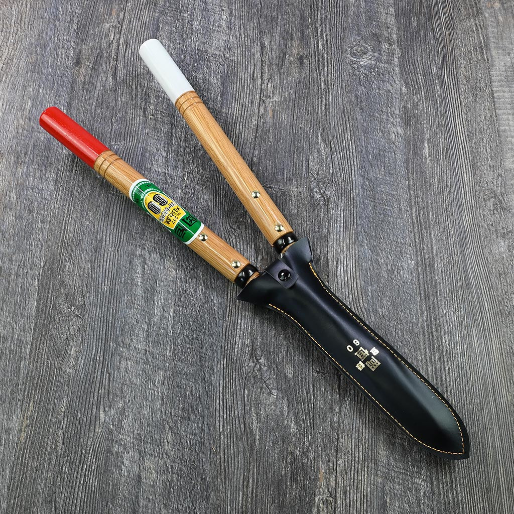 Okatsune Hedge Shears - Short Handle - with included blade cover