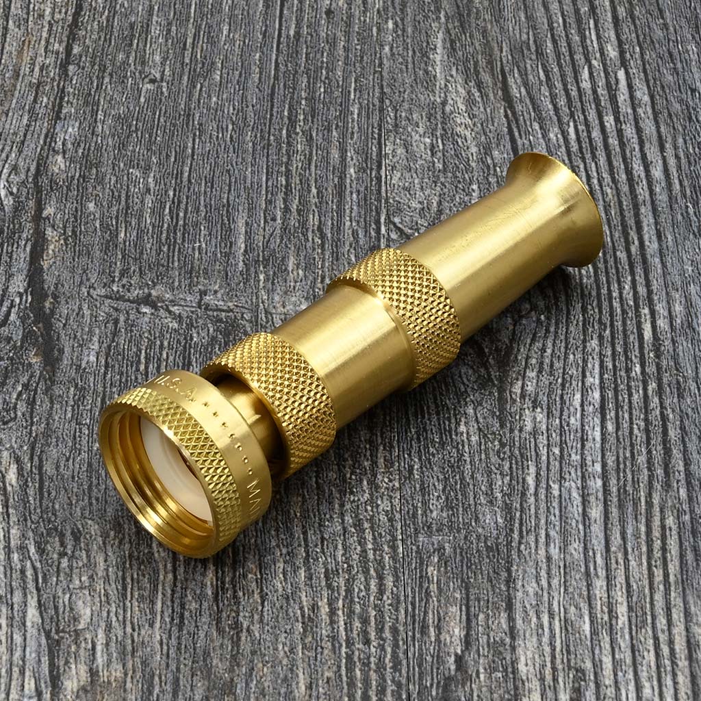 dramm garden hose sprayer Brass Adjustable Water Nozzle by Dramm – Garden Tool Company