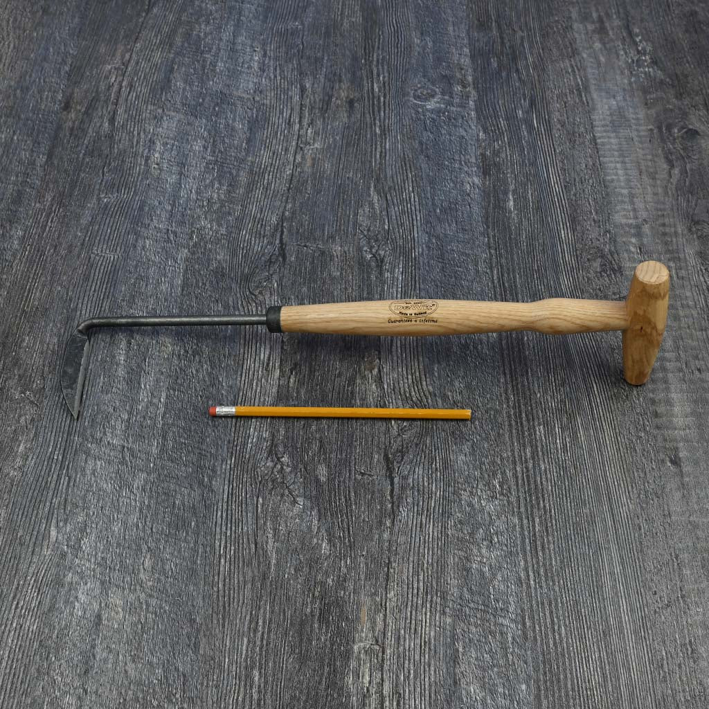 DeWit Cape Cod Weeder - P Grip Handle - size comparison