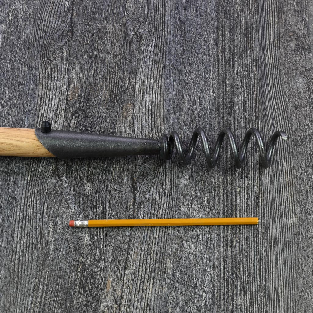 DeWit Long Corkscrew Weeder - size comparison