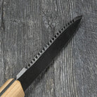 DeWit Serrated Farmer's Dagger blade detail