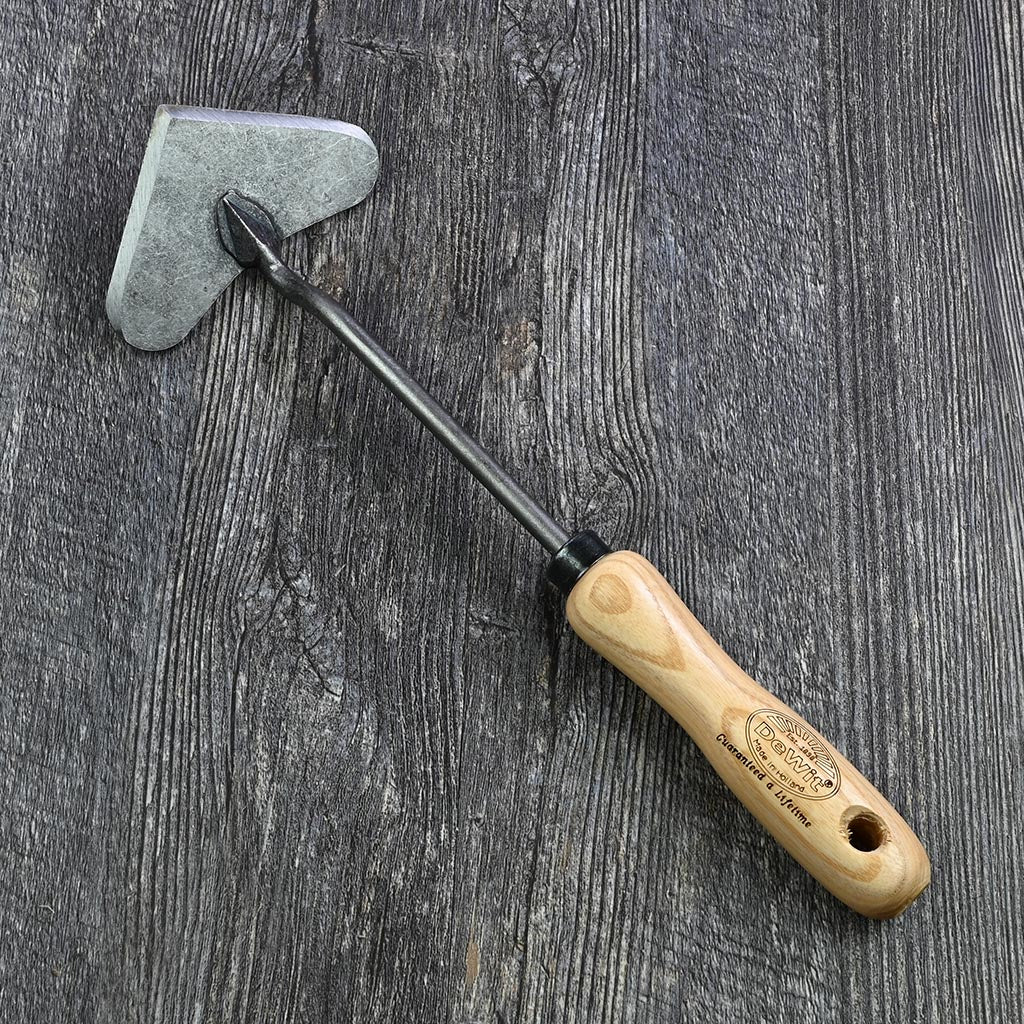 DeWit Heart Shaped Push Hoe - top view