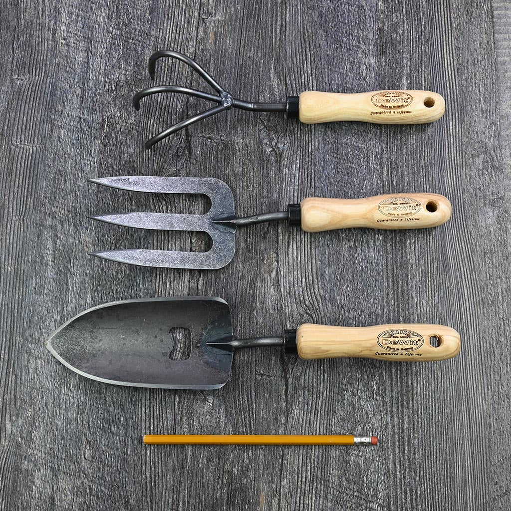DeWit Garden Tool Gift Set  - size comparison