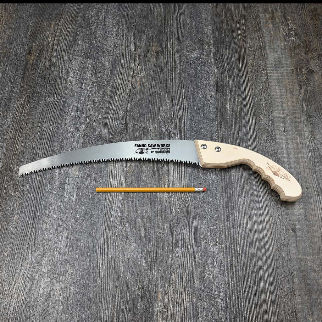 Fanno 13” Curved Blade Pruning Saw – Garden Tool Company