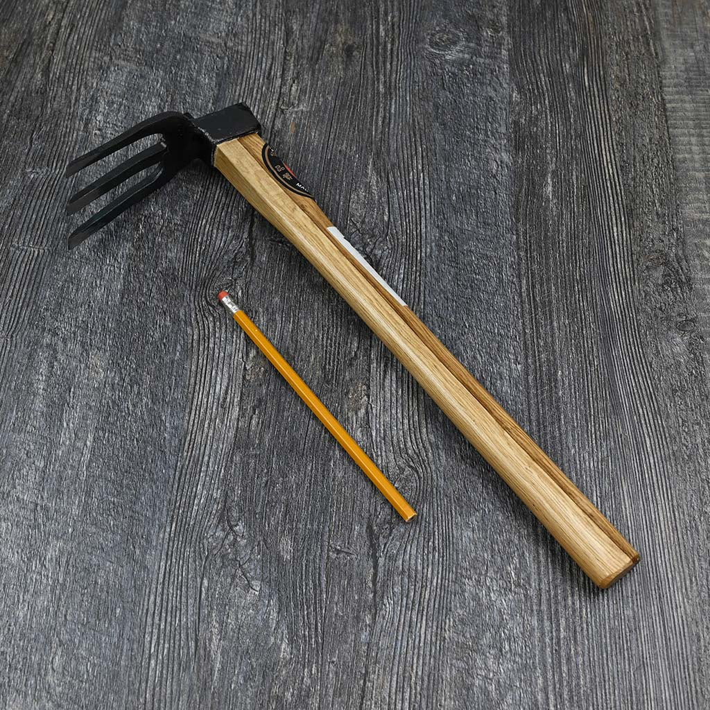 Japanese Kuwa Garden Hoe - size comparison