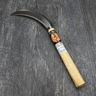 Japanese Stainless Steel Serrated Blade Hand Sickle side view