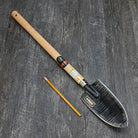 Mid-Handle Japanese Garden Trowel size comparison