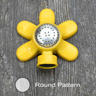 Small Stationary Sprinklers by Quality Valve & Sprinkler yellow round pattern